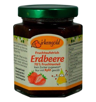 Gem de Capsuni Birkengold 200gr foto