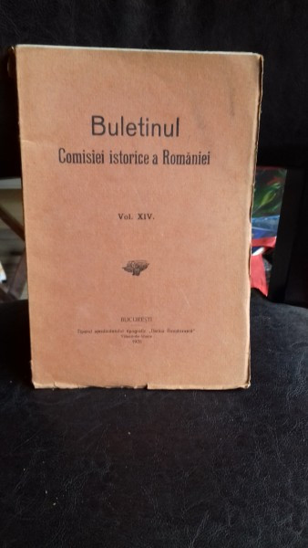 BULETINUL COMISIEI ISTORICE A ROMANIEI VOL.XIV