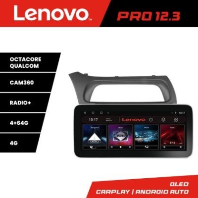Navigatie Honda Civic Hatchback 2006-2012 K-hatchback Lenovo PRO 4+64 12.3 inch qled android 4G DSP gps internet et GPS WIF CarStore Technology foto
