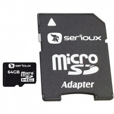 Card memorie MICROSDHC 64GB UHS-I SRX ADAPTOR CL10 foto