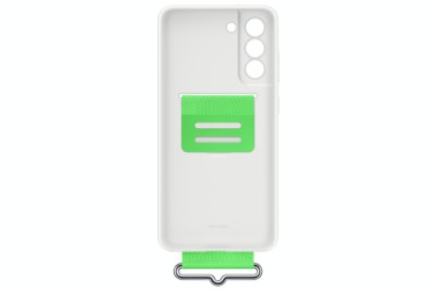 Galaxy S21 FE; Silicone Cover with Strap; White &amp;quot;EF-GG990TWEGWW&amp;quot; foto