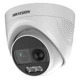 Camera ColorVU AnalogHD 2MP cu PIR si alarma incorporata, lentila 2.8mm, lumina alba 20 m - HIKVISIO