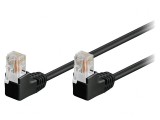 Patch Cord Ethernet UTP Cat5e PVC Negru 3m, Goobay