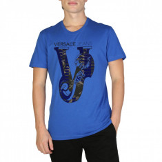 Tricou barbati Versace Jeans model B3GSB75C_36591, culoare Albastru, marime M EU foto