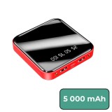 Cumpara ieftin Powerbank 5000 mAH 2A 10W piros