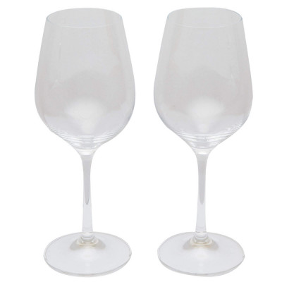 Pahare vin alb cristal Plus, 2x400 ml, Transparente foto