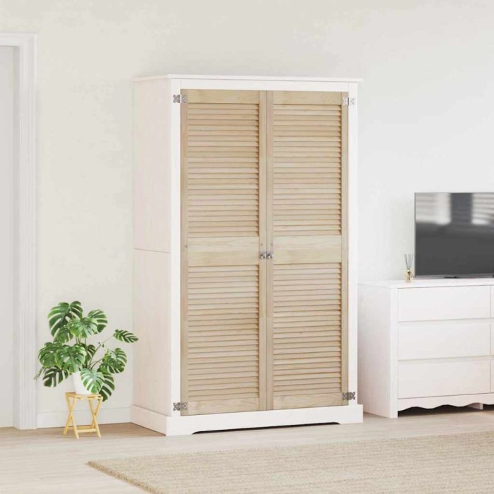 vidaXL Ușă de Dulap cu ușă 2 pcs natural 140.5 x 2.1 x 49.5 cm 42019269
