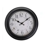 Ceas de Perete Negru cu Model Vintage, 30 cm &ndash; Eleganta Clasica si Functionalitate