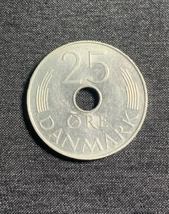 Moneda 25 ore 1976 Danemarca