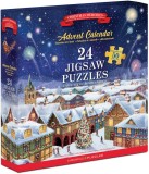 Calendar de advent, Eurographics, Amintiri de Craciun, 24 puzzle-uri, 50 piese