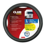 Husa volan camion Club premium - L - &Oslash; 46/48cm - Negru ManiaMall Cars