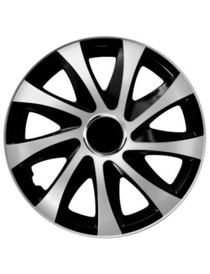 Set 4 Capace Drift Gri-Negru R15 foto