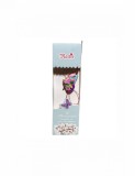 Martisor tip brosa cu model fluturas multicolor pentru 1 si 8 martie