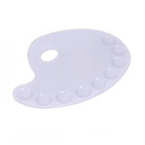 Paleta ovala din plastic pentru pictura