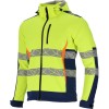 JACHETA REFLECTORIZANTA ELASTICA CU MODEL / VERDE - 2XL