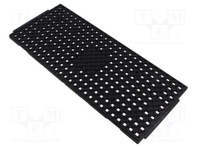 Tăviță ESD pentru circuite electronice ANTISTAT 8x8mm neagră 150&amp;deg;C foto