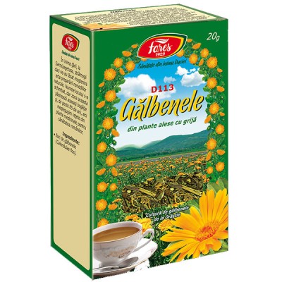 Ceai Galbenele Flori 20gr Fares foto