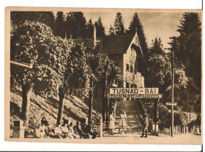 CPIB 16511 CARTE POSTALA - TUSNAD BAI. VEDERE, RPR, LIBRARIA NOASTRA foto