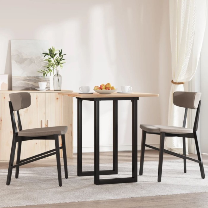 vidaXL Picioare Măsuță de cafea O-Frame 50x40x73 cm Oţel 357880