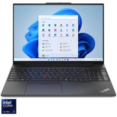 Laptop Lenovo ThinkPad E16 Gen 2 cu procesor Intel&reg; Core&trade; Ultra 5 125U pana la 4.3 GHz, 16, WUXGA, IPS, 32GB DDR5, 1TB SSD, Intel&reg; Graphics, Windows 1