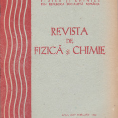 Revista De Fizica Si Chimie - Anul XXV, Nr.2 , FEBRUARIE. 1988