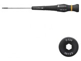 Şurubelniţă de precizie HEX 2,5mm ESD 60mm