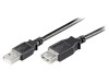Cablu USB 2.0 A-A 3m Negru, Goobay