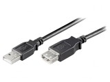Cablu USB 2.0 A-A 3m Negru, Goobay