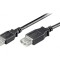 Cablu USB 2.0 A-A 3m Negru