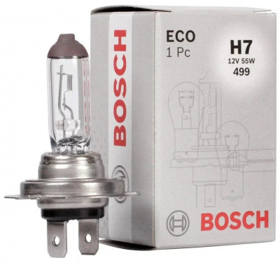 Bec Halogen H7 Bosch Eco PX26d, 12V, 55W foto