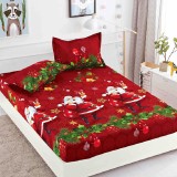 Cumpara ieftin Cearsaf cu elastic si 2 Fete de Perna, Jolly V11, 180x200 cm (Finet)