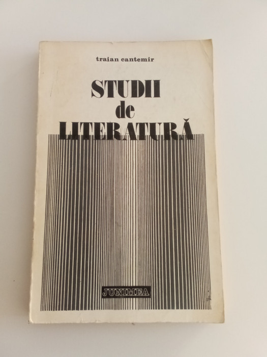 STUDII DE LITERATURA - TRAIAN CANTEMIR