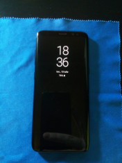 Samsung Galaxy S8 Midnight Black Dual Sim Full Box, neblocat. foto