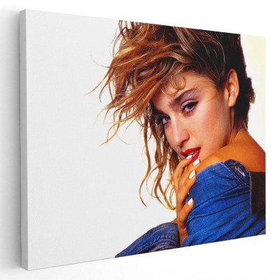 Tablou Madonna cantareata 2266 Tablou canvas pe panza CU RAMA 60x80 cm foto