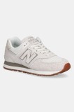 New Balance sneakers din piele intoarsă 574 femei, culoarea bej, WL574BEM
