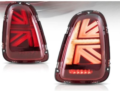 Set lampa spate Mini ONE/Cooper/Clubman/Clubvan/Coupe/Roadster/Cabrio, 07.2007-2013, partea stanga, dynamic indicator; LED; rosu; Tuning, foto