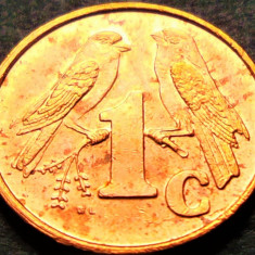 Moneda 1 CENT - AFRICA de SUD, anul 1999 *cod 5294 = ISEWULA AFRIKA