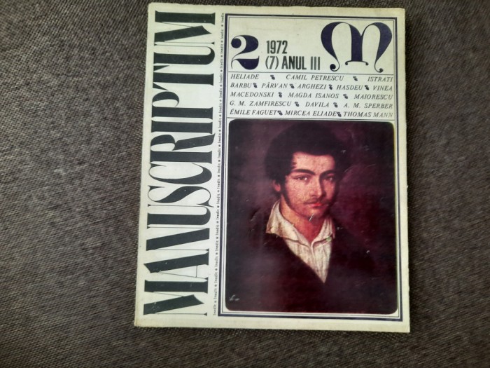 MANUSCRIPTUM NR 2/ 1972