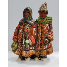 Colindatori, Ceramica pictata manual, Secol XX