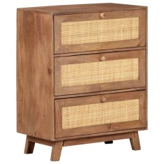 vidaXL Servantă, 61x35x76 cm, lemn masiv de mango 323595