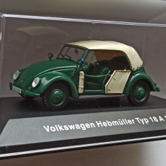 Macheta VW Hebmuller Typ 18A 1949 Beetle/Kaffer - IXO/Altaya 1/43 Volkswagen