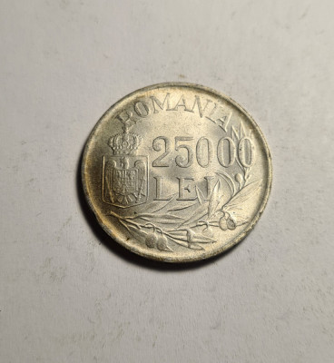 25000 lei 1946 UNC foto