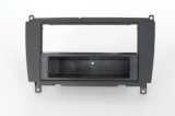 Rama Adaptoare Radio 1DIN Mercedes CLK W209 (C209/A209) Facelift 2004-2010, Negru, cu Buzunar