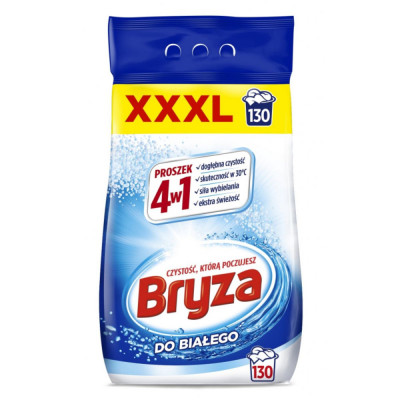 Bryza WHITE Detergent pudra pentru rufe 130 spalari | 8,45 kg PL foto