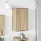 vidaXL Dulap de Baie Stejar sonoma 39 x 23.5 x 65 cm Lemn compozit 883386
