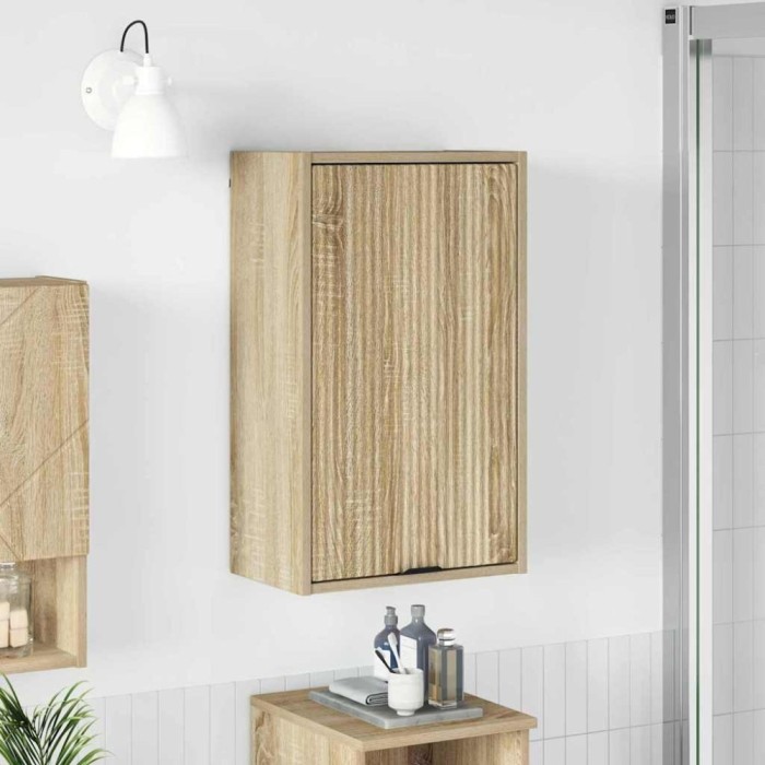 vidaXL Dulap de Baie Stejar sonoma 39 x 23.5 x 65 cm Lemn compozit 883386