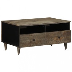 vidaXL Masuta de cafea gri deschis 80x54x40 cm lemn masiv de mango 4017805