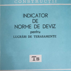 INDICATOR DE NORME DE DEVIZ PENTRU LUCRARI DE TERASAMENTE-COLECTIV