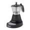 Cafetiera Beper, 400 W, display LCD, timer, baza rotativa