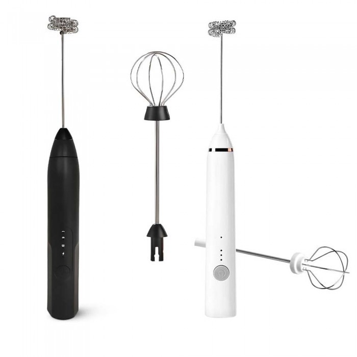 Mixer USB 2 in 1 pentru Lapte și Băuturi, 4W, Re&icirc;ncărcabil, 17 cm